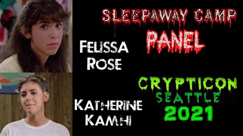 Crypticon Seattle 2021 Sleepaway Camp Panel Youtube