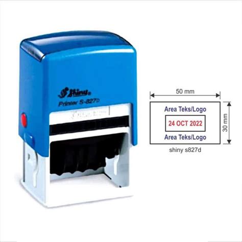 Jual Stempel Shiny Self Inking Stamp S 827D Shopee Indonesia