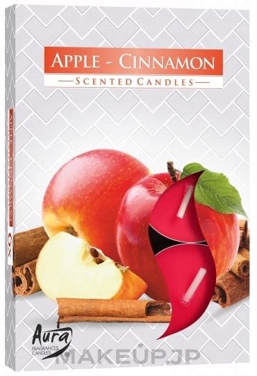 Bispol Apple Cinnamon Scented Candles Apple Cinnamon Tealight Set