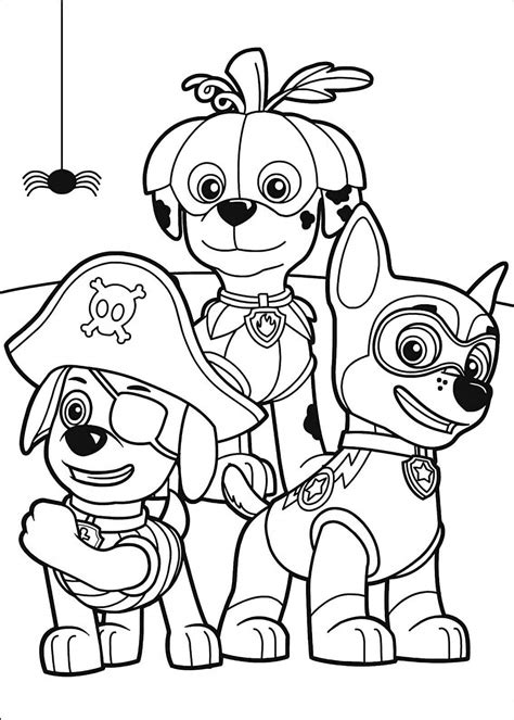 Paw Patrol Coloring Pages - Coloring Home