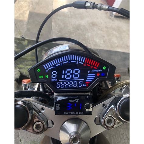 Jual Speedometer Gpx Full Digital Spido Gpx Spedo Gpx Set Sensor Soket