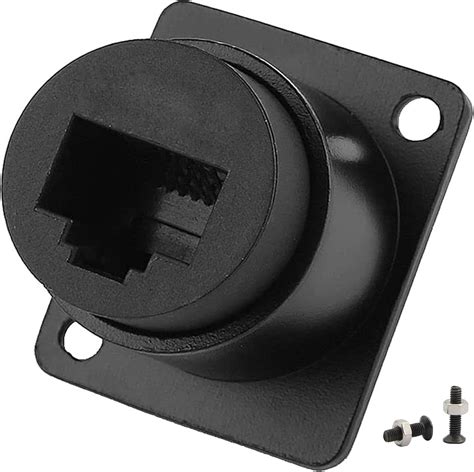 Buy Qianrenon Rj Panel Mount Cat Socket D Type Module Shielded In