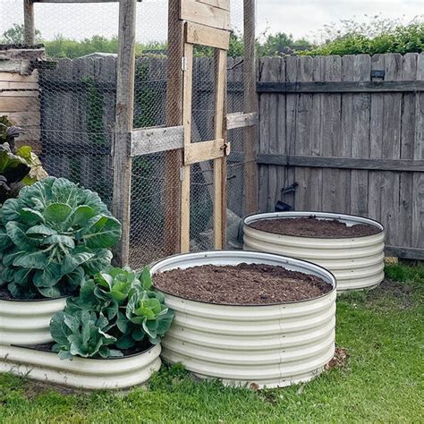 42 Inches Wide Round Raised Beds Vegega