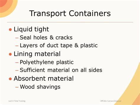 Carcass Disposal Off Site Locations Rendering And Landfills And