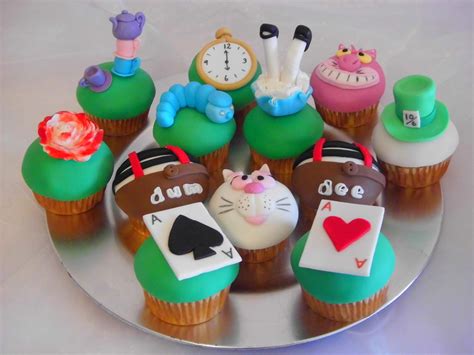 Alice In Wonderland Cupcakes