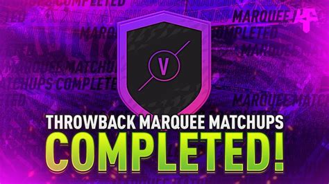 Throwback Marquee Matchups Completed Week 7 Tips Cheap Method