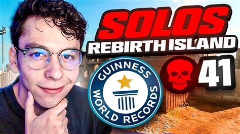 ROMPÍ el NUEVO RECORD de REBIRTH ISLAND en SOLOS WARZONE 3 YouTube