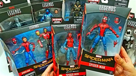 SPIDER MAN HOMECOMING Marvel Legends Complete Set Vulture Build A