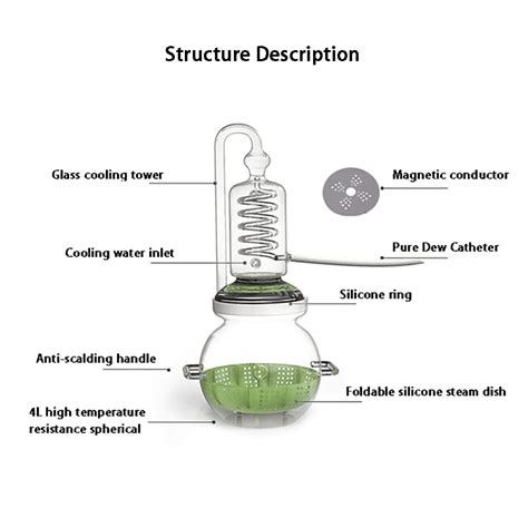 Buy 4000ML Lab Essential Oil Distillation Apparatus DIY Home Water