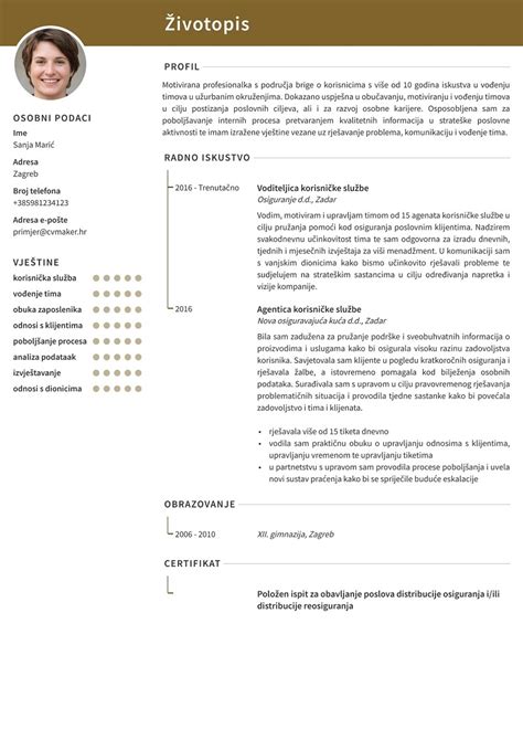 Kako Sastaviti Cv Za Rad U Korisni Koj Slu Bi Savjeti I Primjeri Koji