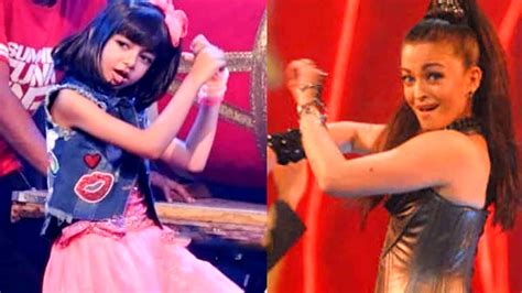 Like Mother Like Daughter Aaradhya Bachchan Dances Like Mother