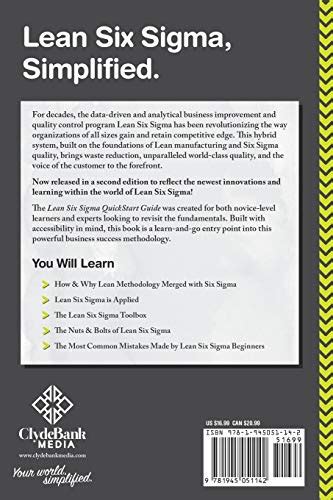 Lean Six Sigma Quickstart Guide The Simplified Beginners Guide To