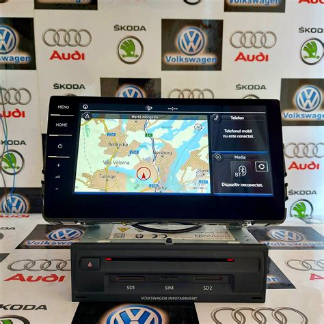 Navigatie Originala MIB 2 DISCOVER VW Golf 7 VII Passat B8 Arteon