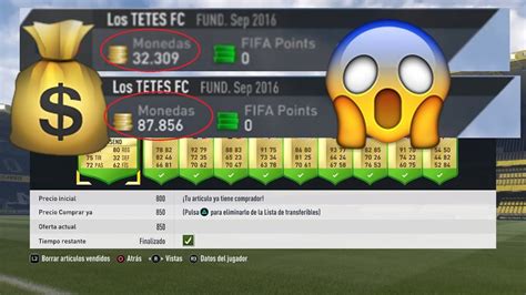 EL MEJOR TRADEO FIFA 17 SIN RIESGO DE PERDER MONEDAS PARA POBRES Y