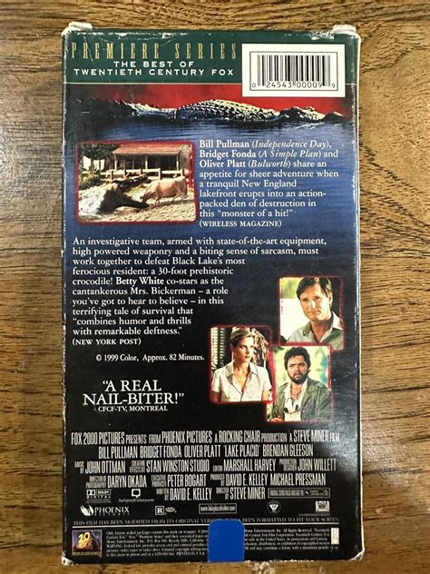 Mavin Lake Placid VHS Horror Bill Pullman Bridget Fonda Betty White