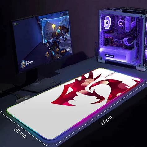 Redragon Alfombrilla De Rat N Led Para Gaming Alfombrilla De Goma Para