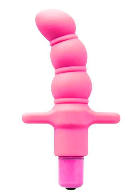 Mini Plug Anal Vibrador Em Silicone