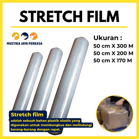 Jual Plastik Wrap Wrapping Stretch Film Bening Tebal Pembungkus