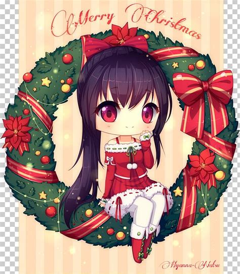 Chibi Anime Santa Claus Christmas Ornament Christmas Day Png Clipart