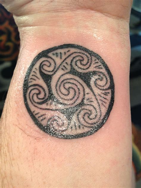 My Tattoo 2 Celtic Taranis Wheel For Strength And Courage On My Inner