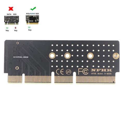 M2 Nvme Ssd To Pcie Card M2 Key M Driver Hard Drive Adapter X4x8x16