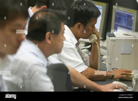 Tokyo Stock Exchange Trading Floor Tokyo Japan Stock Photo Alamy