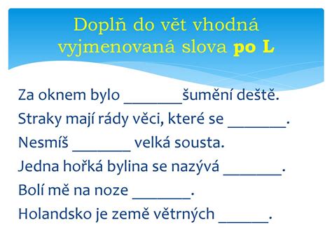 Autor: Mgr. Karolina Pátková - ppt stáhnout
