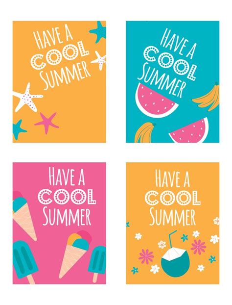 Stay Cool This Summer Printable Packs Summer Printables Summer