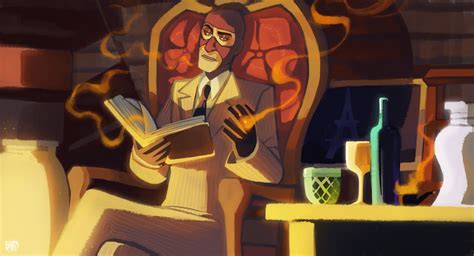 Artstation Favorite Smoking Room Spy Fanart