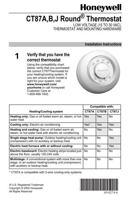 Honeywell Round Thermostat Wiring Diagram Wiring Diagram