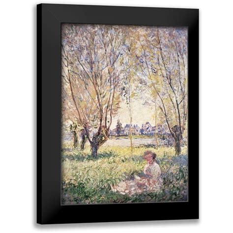 Monet Claude 14x18 Black Modern Framed Museum Art Print Titled Woman