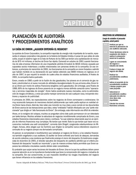 Cap Tulo Auditoria Un Enfoque Integral C A P T U L O Objetivos