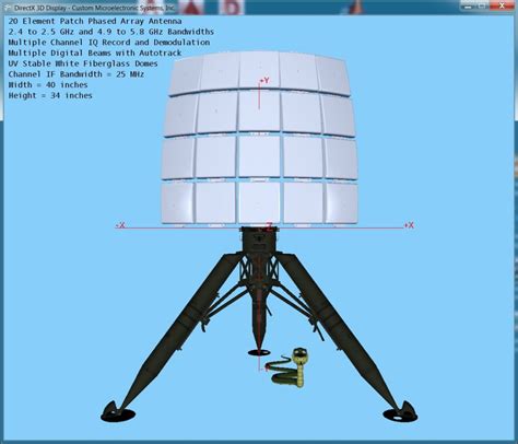 Phased Array Antenna/Receiver Being Built