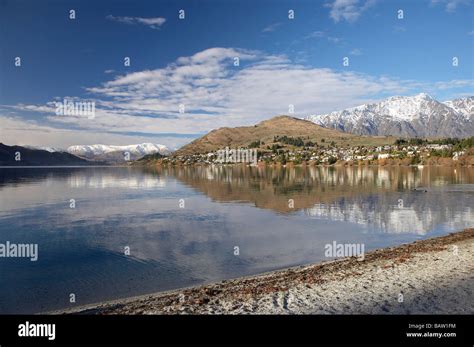 El Lago Wakatipu Y Los Remarkables Alturas Kelvin Queenstown Isla Del