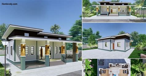 120Sqm Cozy Bungalow House Design Idea HouseDesigns