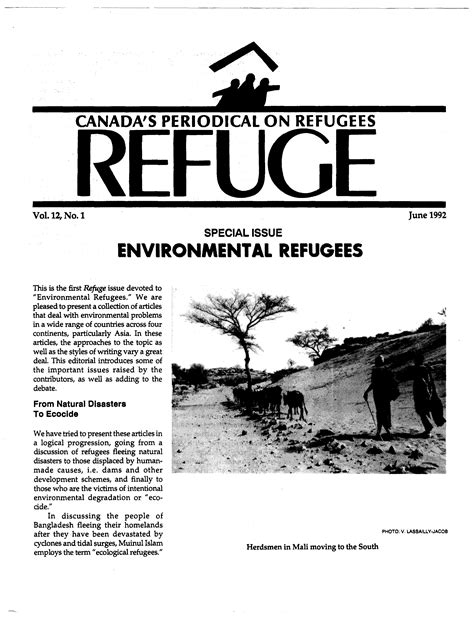 Counter Insurgency Ecocide And The Production Of Refugees Warfare As A