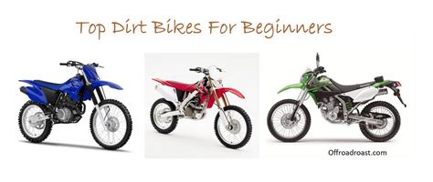 Top 5 Best Dirt Bikes For Beginners - Offroad Roast