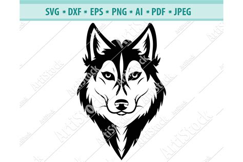 Husky Svg Husky Silhouettes Dog Svg Pets Dxf Png Eps 440531