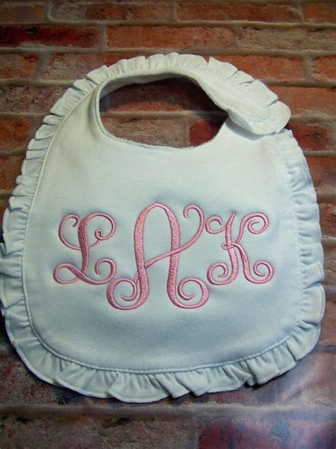 Personalized Baby Bib Personalized Burp Cloth Monogrammed Etsy