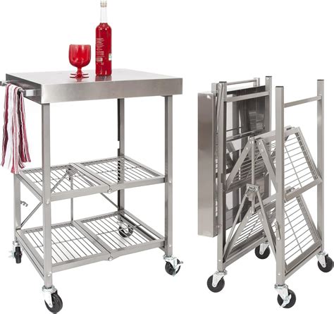 Folding Island Kitchen Trolley Things In The Kitchen