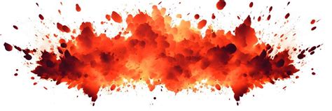 Premium AI Image | Explosion border isolated on transparent background