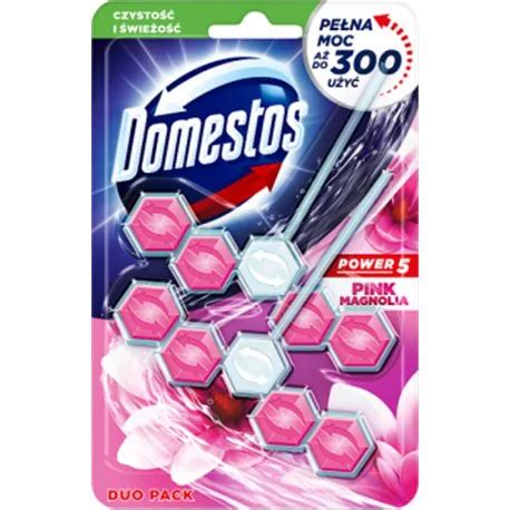 Domestos Power Pink Magnolia Kostka Toaletowa X G