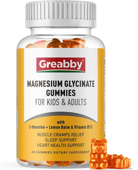 Amazon Greenpeople Magnesium Glycinate Gummies Mg Sugar Free