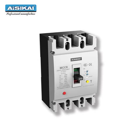 3 Pole 630a Molded Case Circuit Breaker Electromagnetic Trip Mccb China Aisikai Mccb Facotry