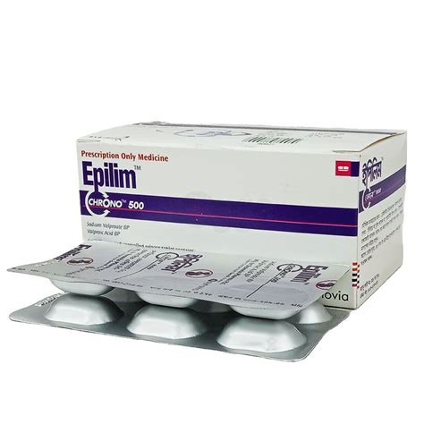 Epilim Chrono 500mg Tablet - Arogga Online Pharmacy