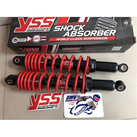 Yss Top Plus Dual Rear Shock Mm Red For Wave Xrm Shopee Philippines