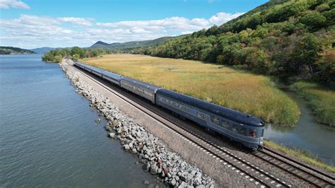 Trains Along The Hudson Csx River Line And Amtrak N Metro North On The