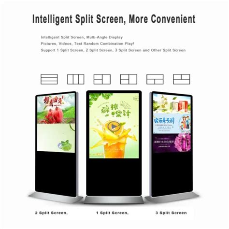 Lofit Inch Floor Standing Vertical Tv Touch Screen Kiosk K