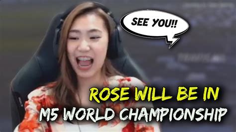 Mpl My Host Rose Confirmed She Will Go In M World Championship