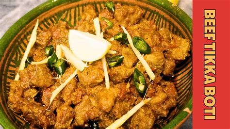 Tender And Juicy Beef Tikka Boti Recipeeid Specialbeef Masala Recipe